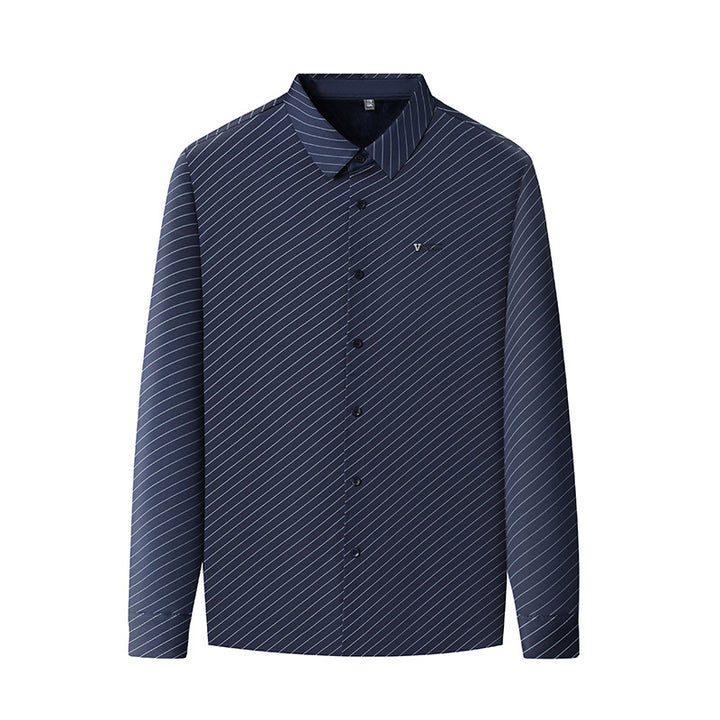 Men's striped business shirt Lisslune