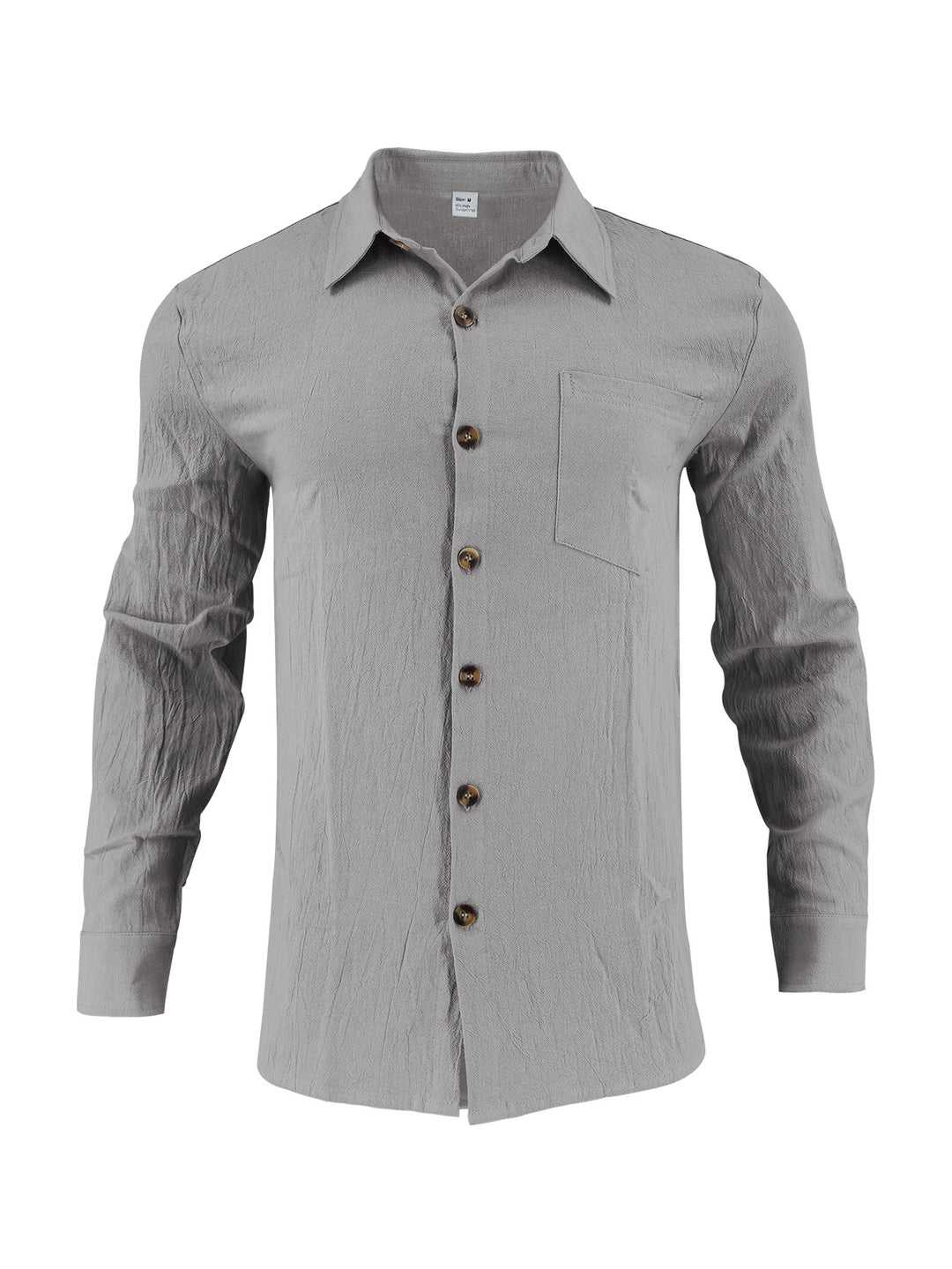 Men's Long Sleeve Shirt made of breathable cotton Lisslune
