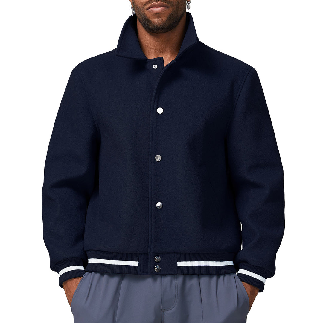Men's Casual Jacket with Classic Collar Lisslune