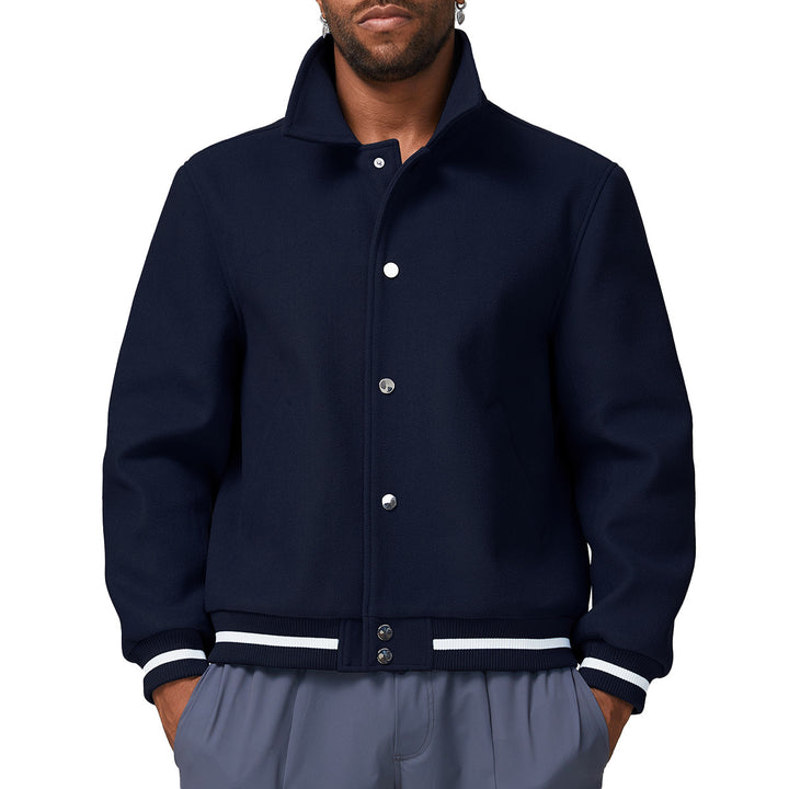 Men's Casual Jacket with Classic Collar Lisslune