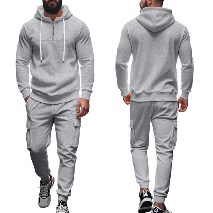Men's sporty hoodie and cargo pants set Lisslune