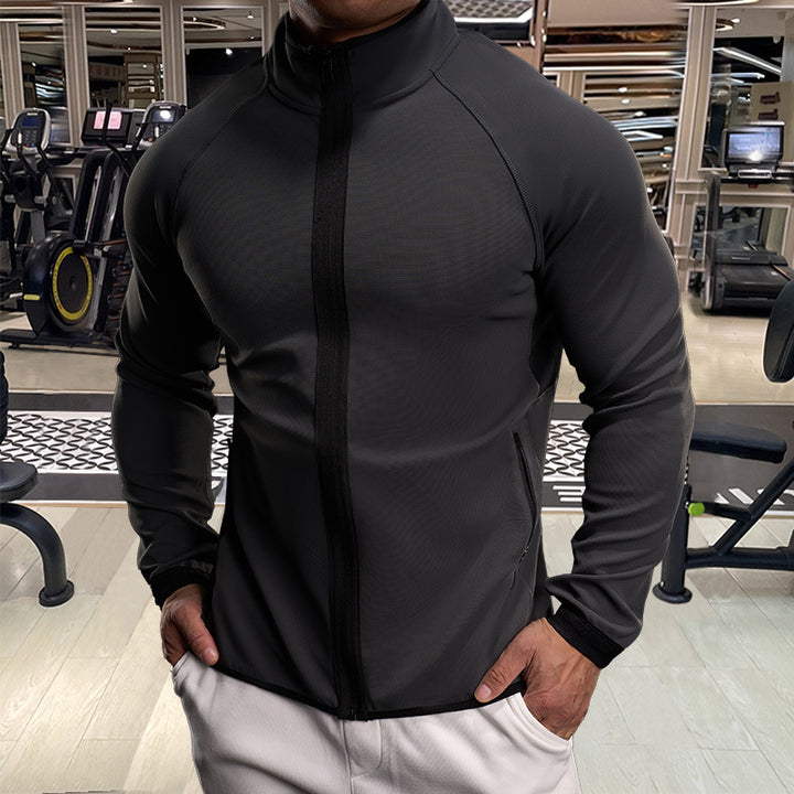 Men's Training Jacket with Breathable Properties Lisslune