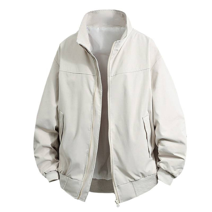 Men's transitional jacket with high collar and practical zip pockets Lisslune