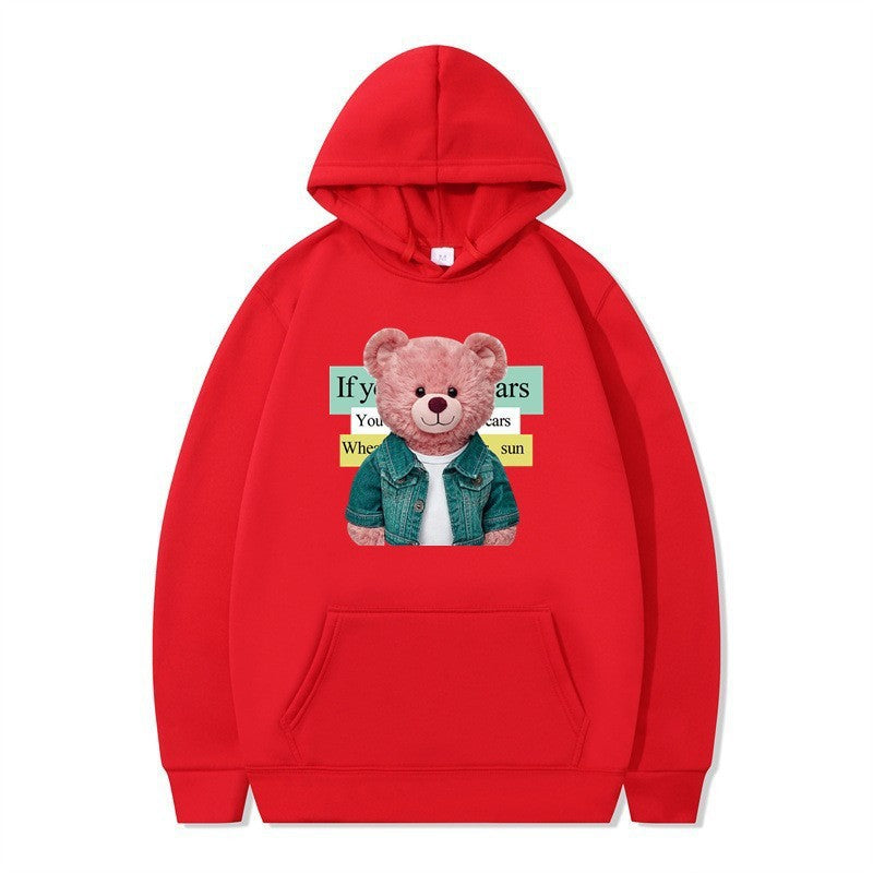 Women Hoodie with cute bear motif Lisslune