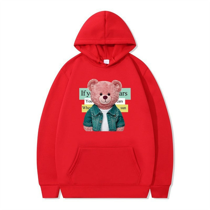 Women Hoodie with cute bear motif Lisslune