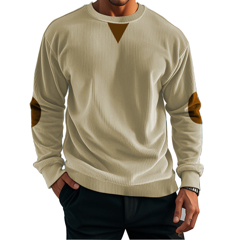 Men's comfortable fleece pullover with texture Lisslune