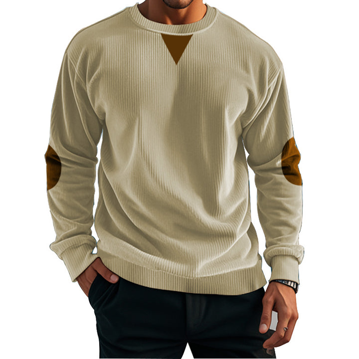 Men's comfortable fleece pullover with texture Lisslune