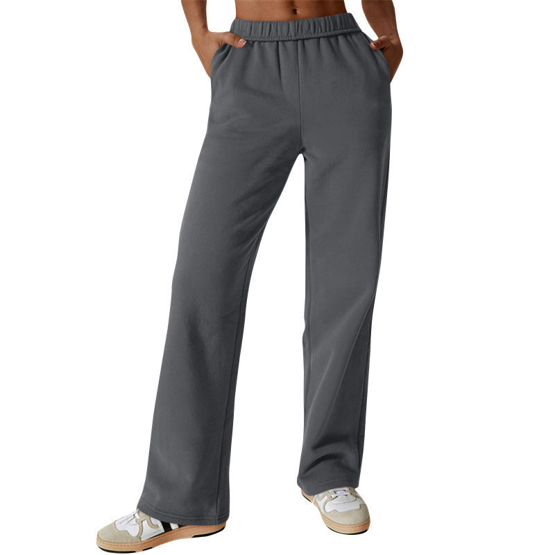 Women's leisure pants with a comfortable fit and side pockets Lisslune