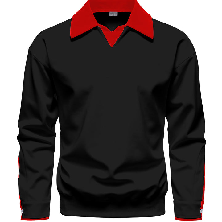 Men's sporty sweater with modern collar and optimal comfort Lisslune