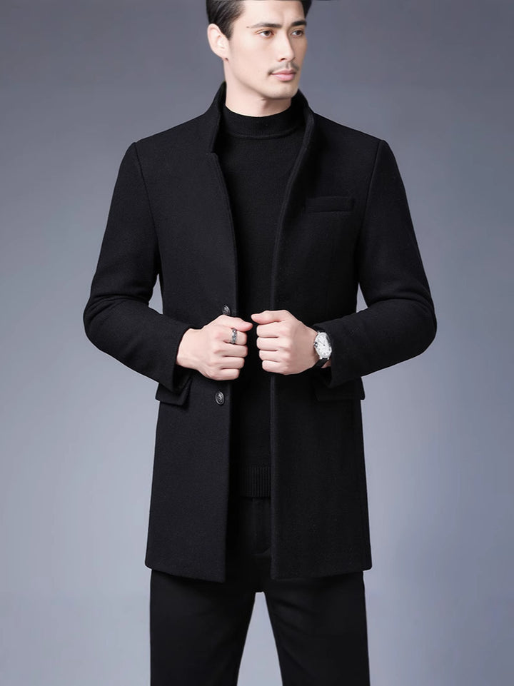Men's elegant wool coat Lisslune