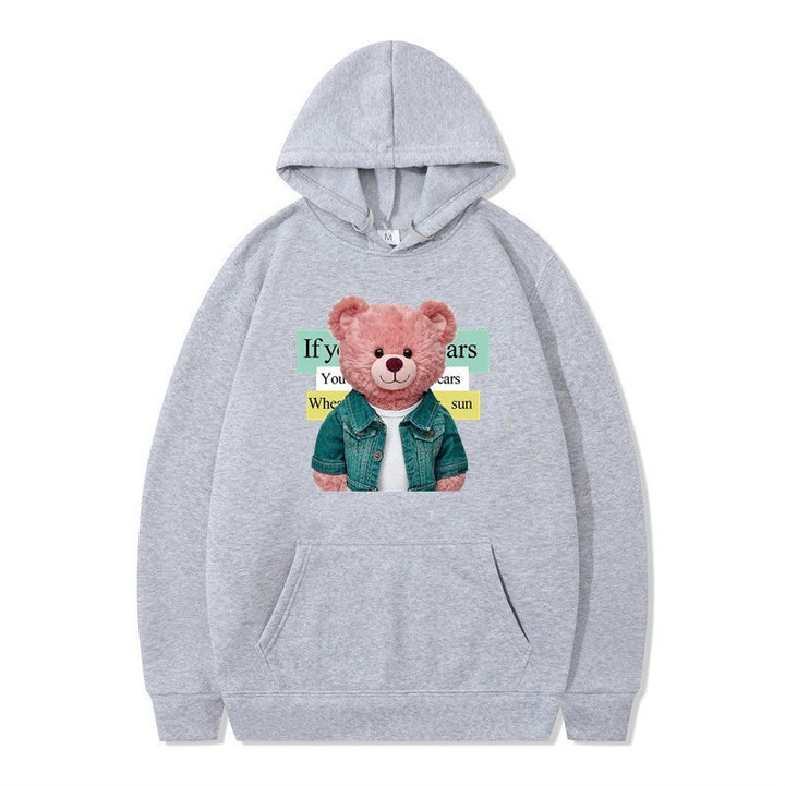 Women Hoodie with cute bear motif Lisslune
