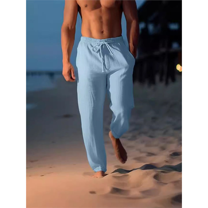 Men's breathable beach pants with adjustable waistband Lisslune
