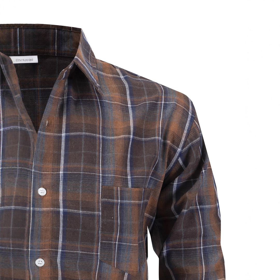 Men's checked shirt Lisslune