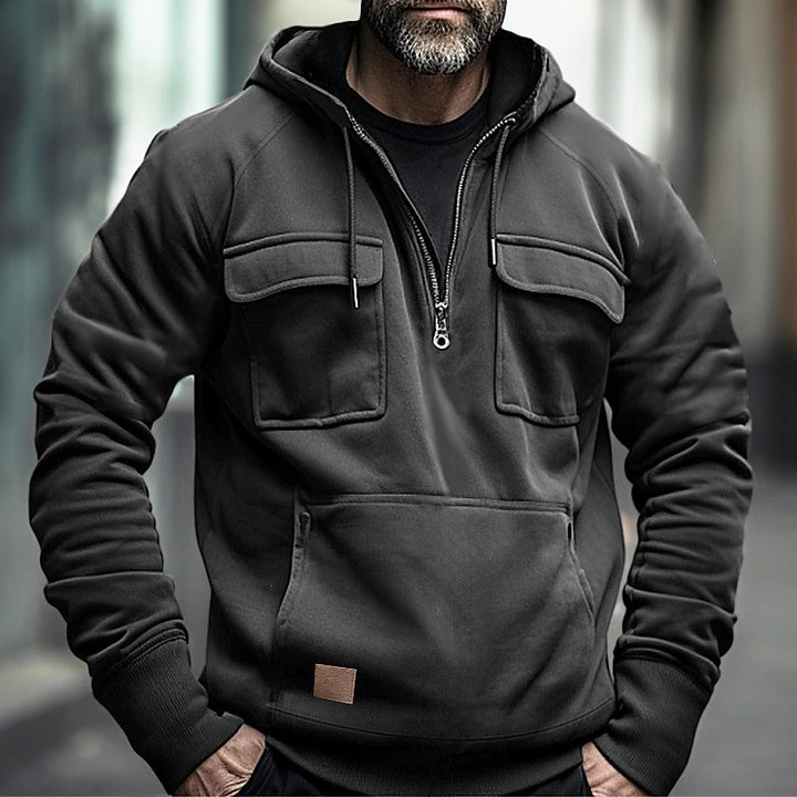 Men's stylish hoodies with practical chest pockets Lisslune