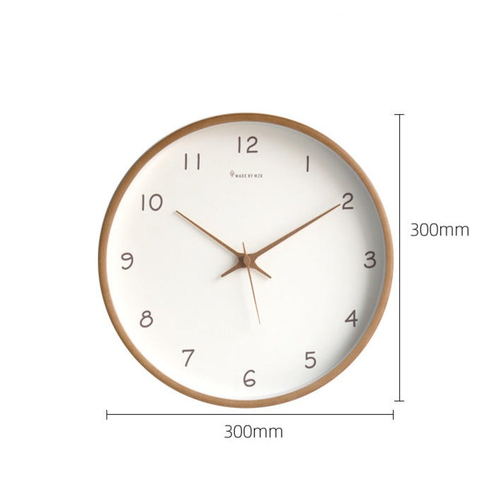 Lisslune | TimberClock - Solid Wood Analog Clock