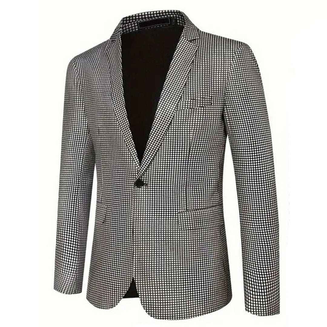 Men's glamorous sequin blazer in elegant design Lisslune
