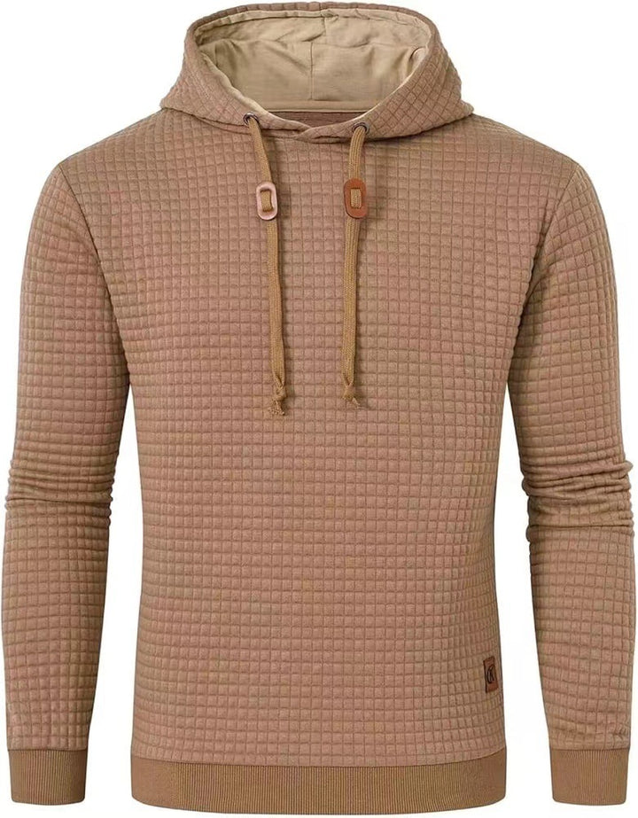 Men's hooded sweatshirt made of textured fabric Lisslune