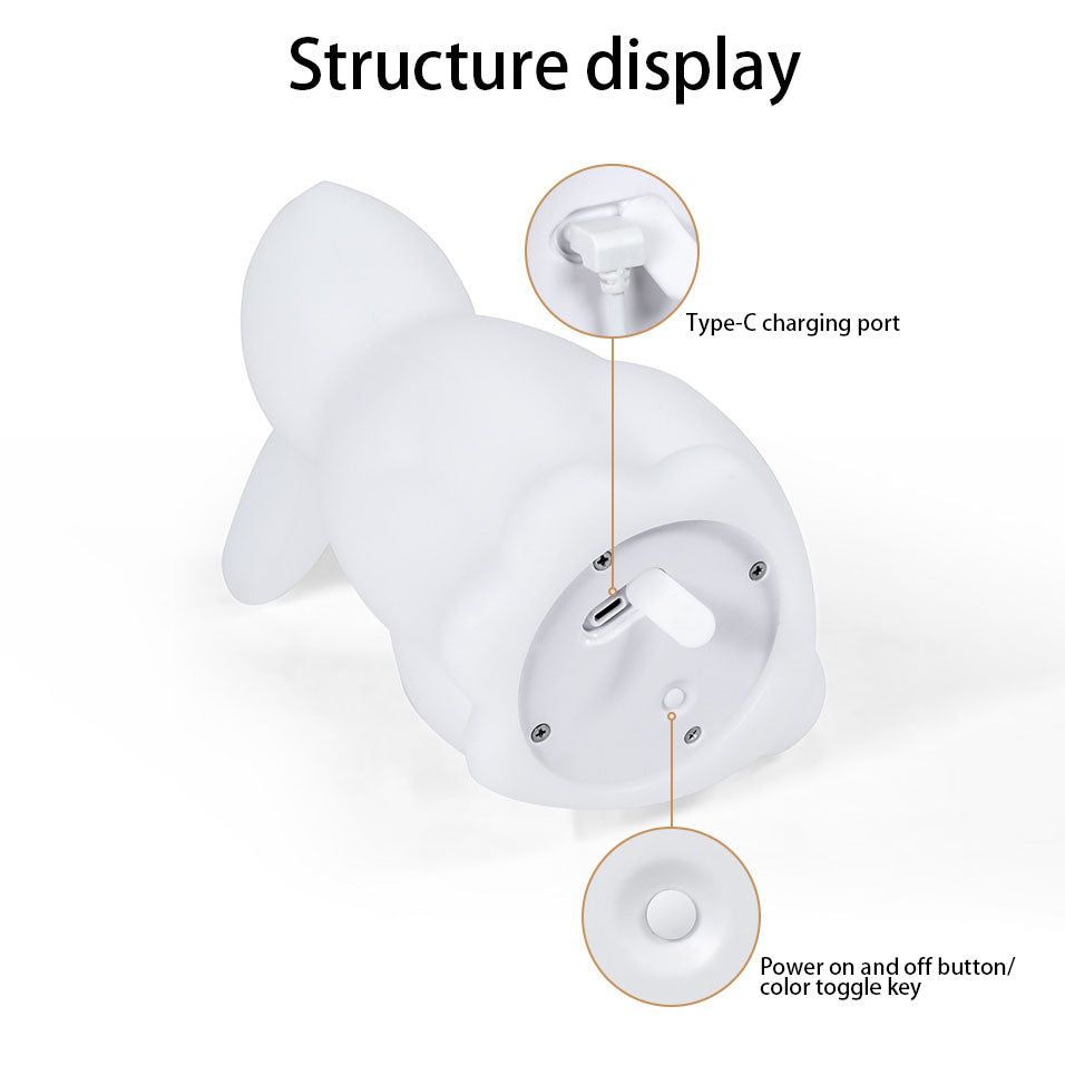 Lisslune | Contemporary Creative Rabbit PE LED Table Lamp for the Bedroom