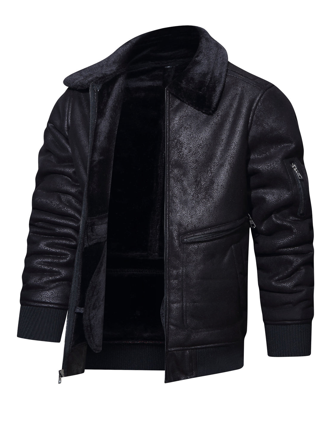 Men's Elegant Leather Jacket with Soft Lining Lisslune