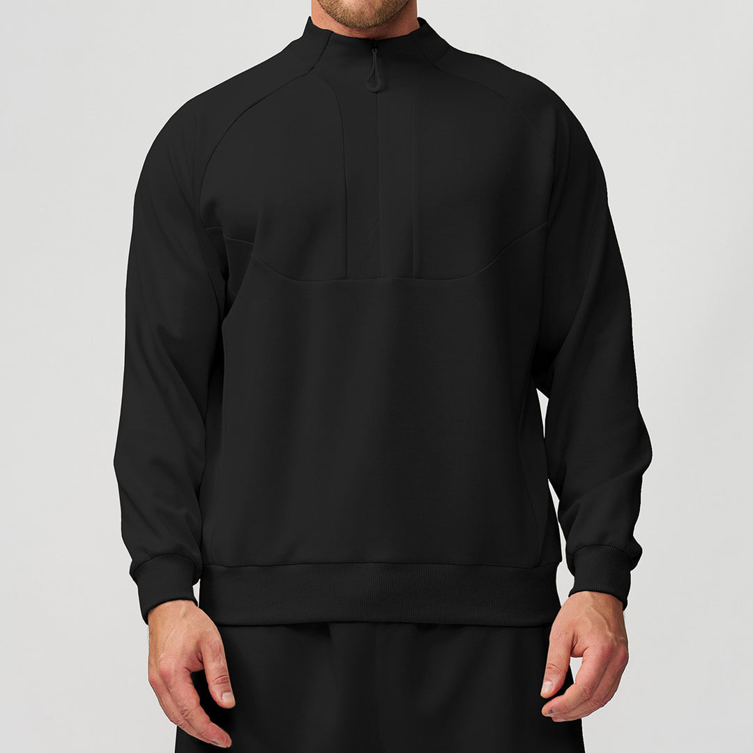Men's Sporty Stand-Up Collar Sweater Lisslune