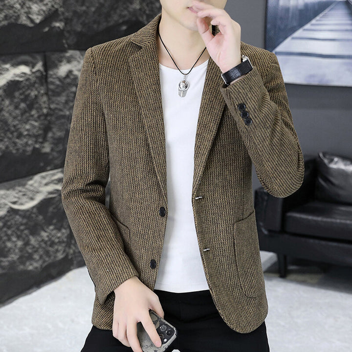 Men's fashionable knitted blazer jacket Lisslune