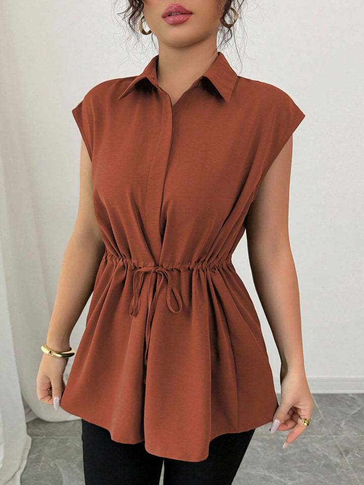 Women casual blouse with tailored cut Lisslune