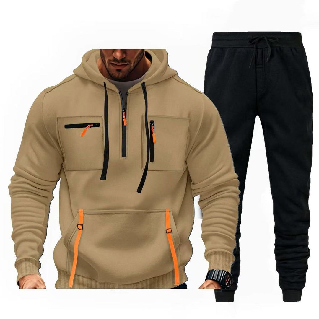 Men's multifunctional hoodie and jogging pants combination Lisslune