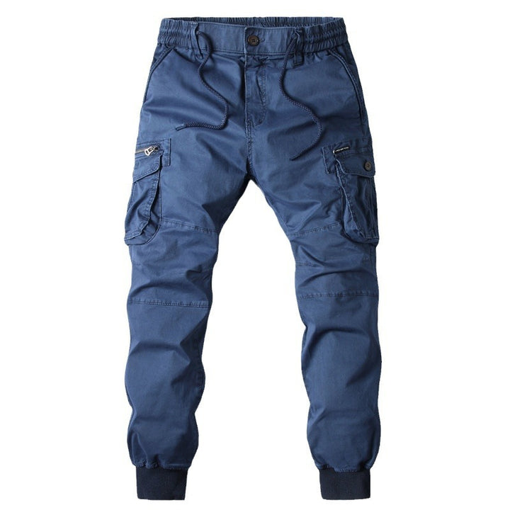 Men's Cargo Jogging Pants with Adjustable Waist and Practical Pockets Lisslune