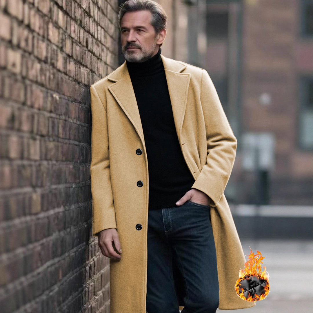 Men's elegant wool coat Lisslune