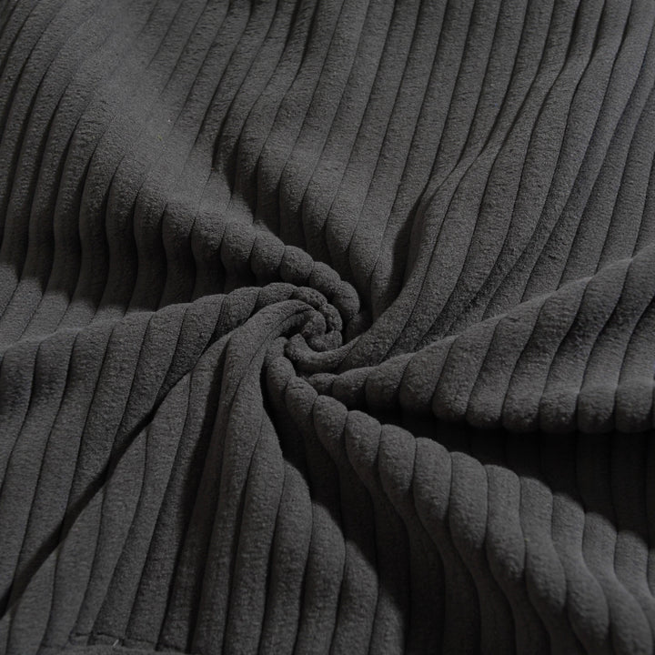 Men's hoodie with textured ribbed texture and practical pockets Lisslune