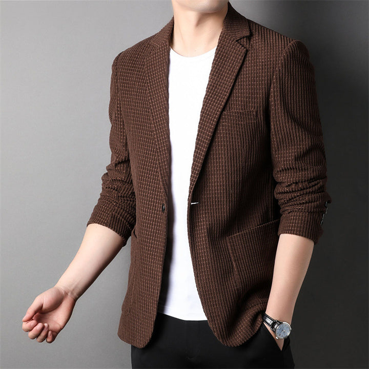 Men's Structured Blazer Jacket Lisslune