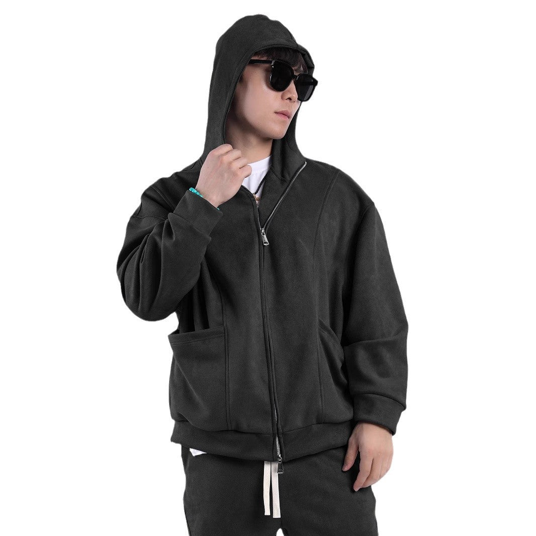 Men's fleece jacket with ergonomic cut and practical pockets Lisslune