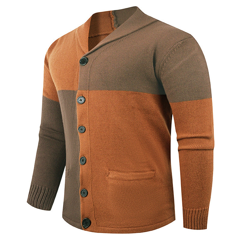Men's cardigan with modern cable pattern and practical pockets Lisslune