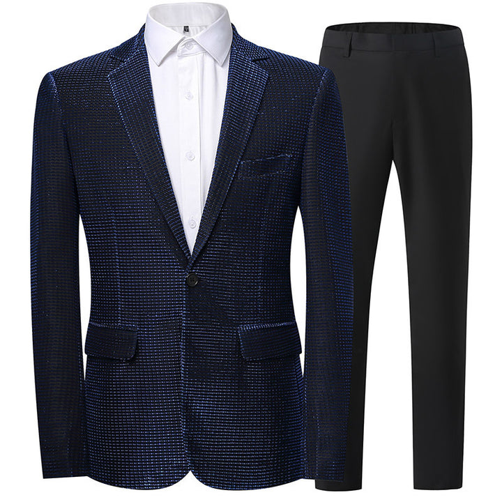 Men's festive and elegant sequin suit Lisslune