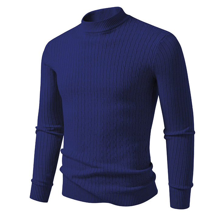 Men's turtleneck sweater made of high-quality knit Lisslune