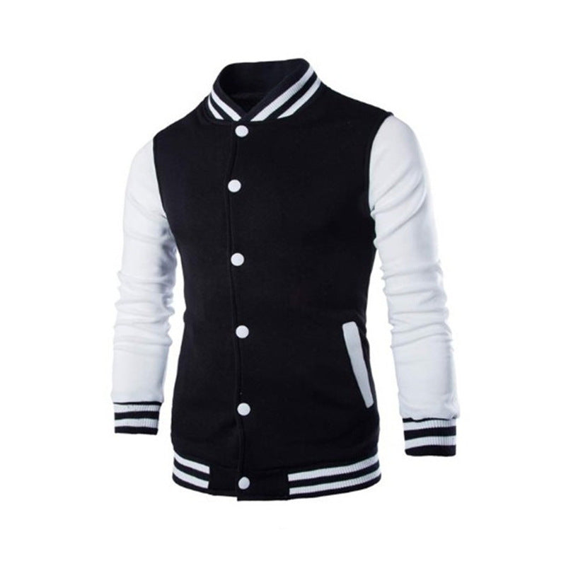 Men's varsity jacket with contrasting sleeves and sporty details Lisslune