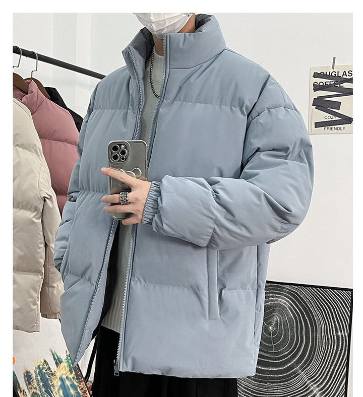 Men's quilted jacket with high collar and insulating filling Lisslune