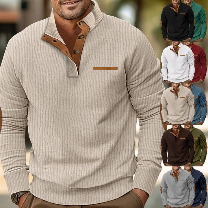 Men's sweater with contrasting design elements Lisslune