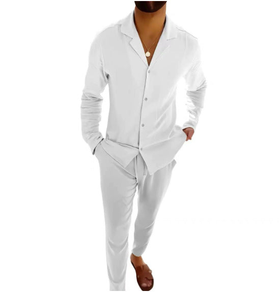 Men's Luxurious Pajama Set made of Breathable Material Lisslune
