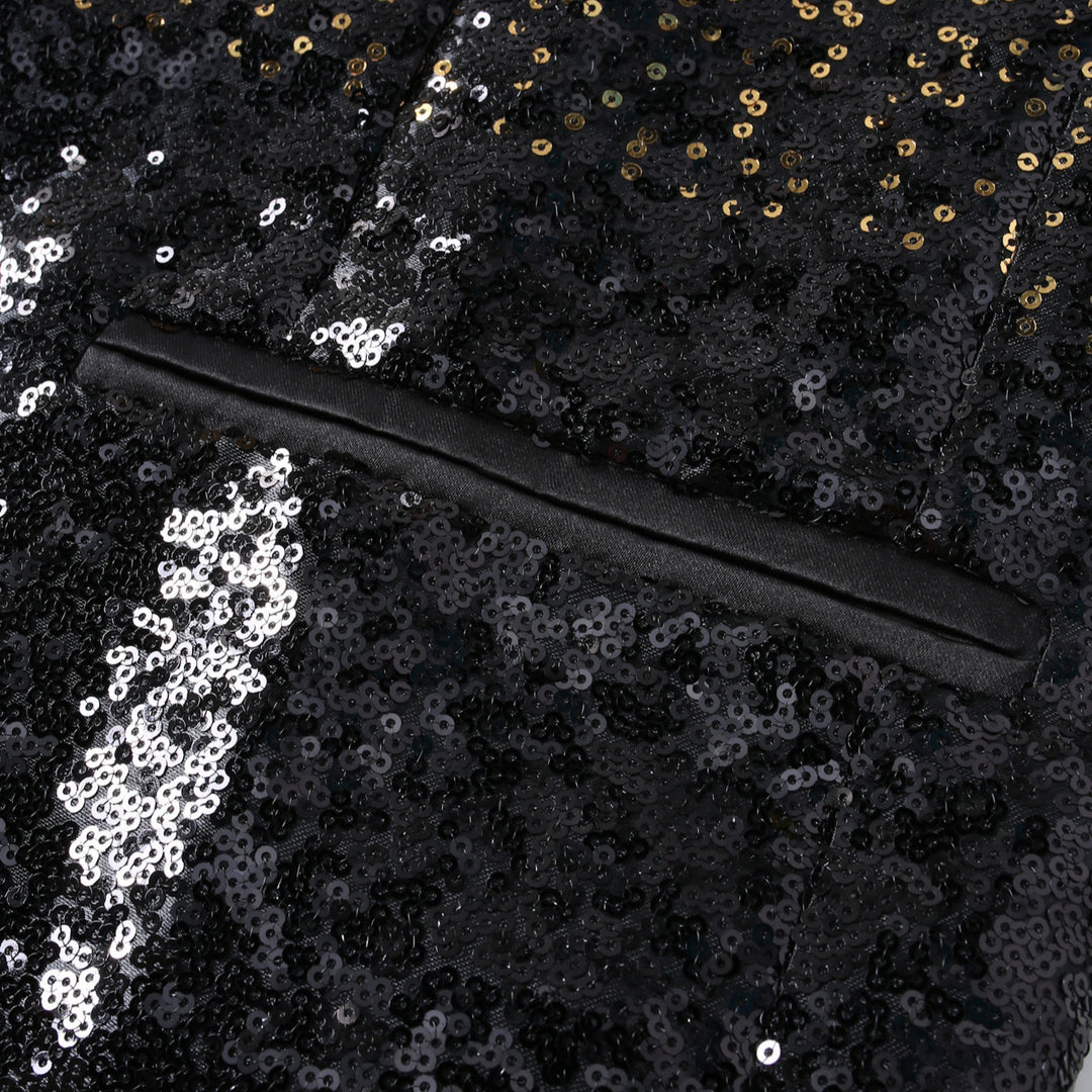 Men's Glamorous Sequin Blazer Lisslune