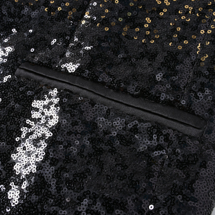 Men's Glamorous Sequin Blazer Lisslune