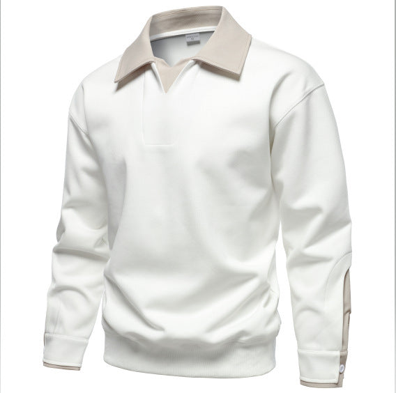 Men's sporty sweater with modern collar and optimal comfort Lisslune