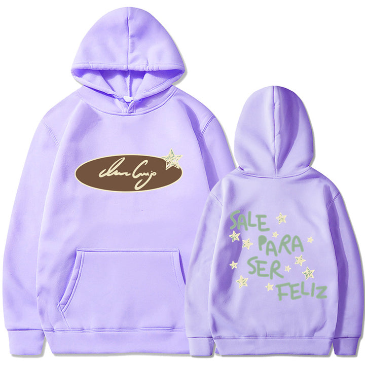 Women's hoodie sweatshirt with creative lettering and eye-catching design Lisslune
