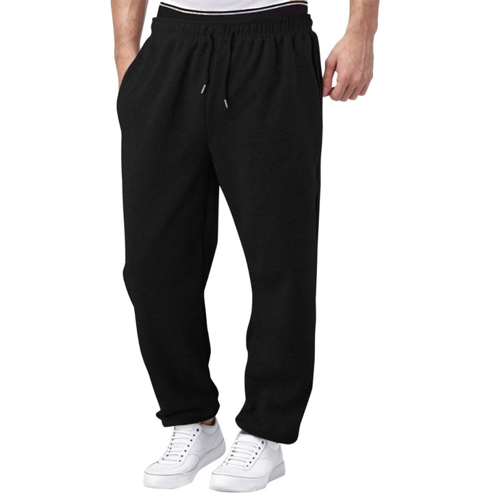 Men's comfortable sweatpants with elastic waistband and side pockets Lisslune
