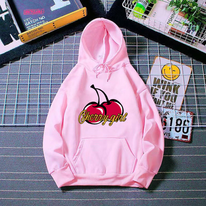 Women's hoodie with cheerful cherry motif Lisslune