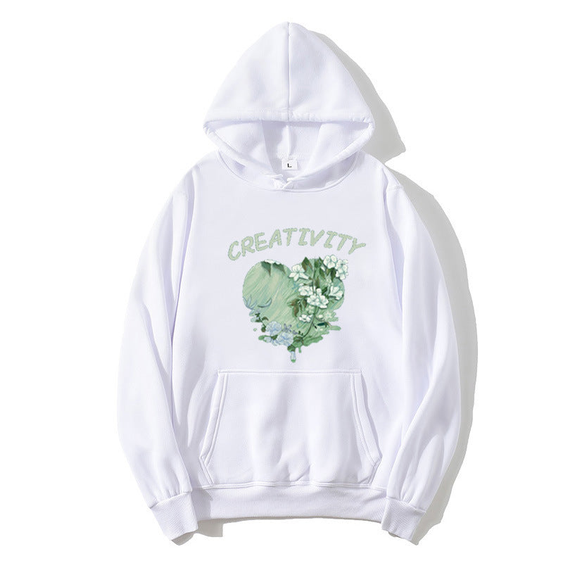 Women's hoodie with creative heart motif Lisslune