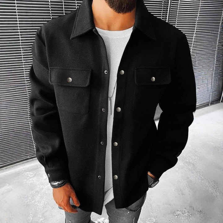 Men's Versatile Shirt Jacket Made Of Soft Material Lisslune