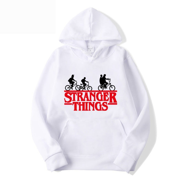 Women's hooded sweatshirt with creative Stranger Things design Lisslune