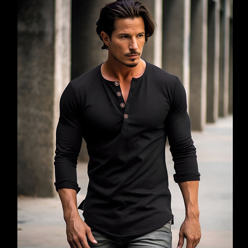 Men's Long Sleeve Shirt Lisslune