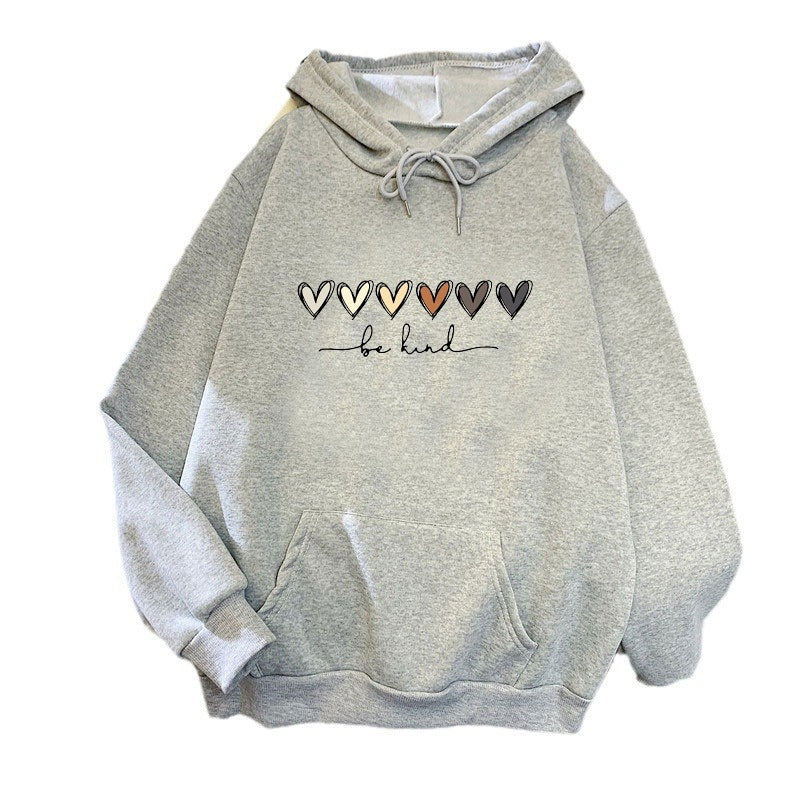 Women's hoodie with creative heart design Lisslune